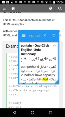 Dict Box Urdu android App screenshot 5